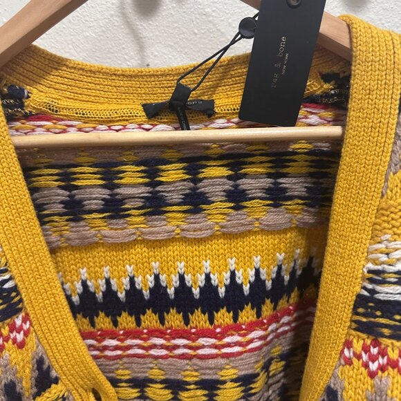 Rag & Bone Willow Fair Isle  Sweater. - Picture 2 of 3